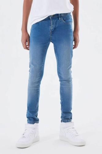 Name It παιδικό τζην παντελόνι πεντάτσεπο Super Soft Slim Fit - 13190372 Denim Blue